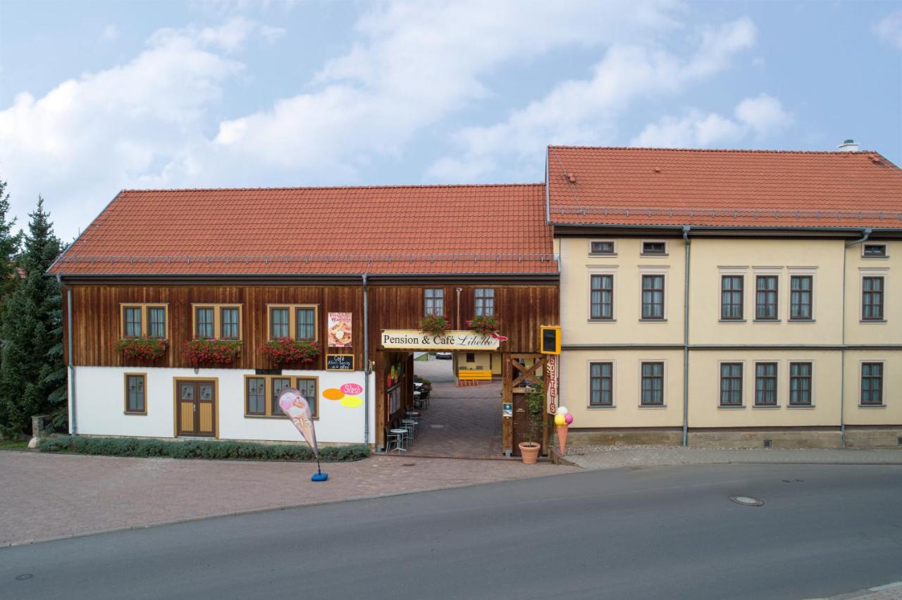 Pension-Cafe-Libelle Elxleben bei Arnstadt Exterior photo